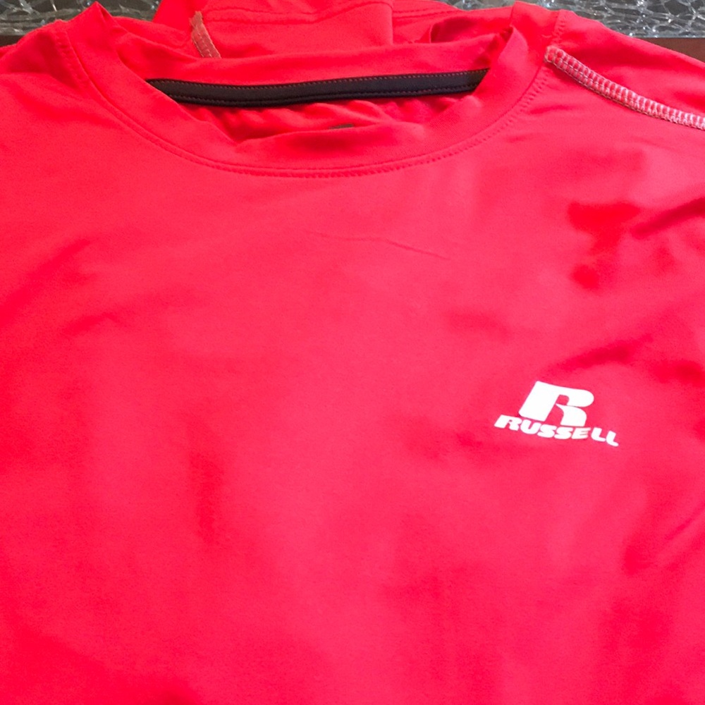 Russell Shirt Dri-Power XL Red Tee - Picture 9 of 9